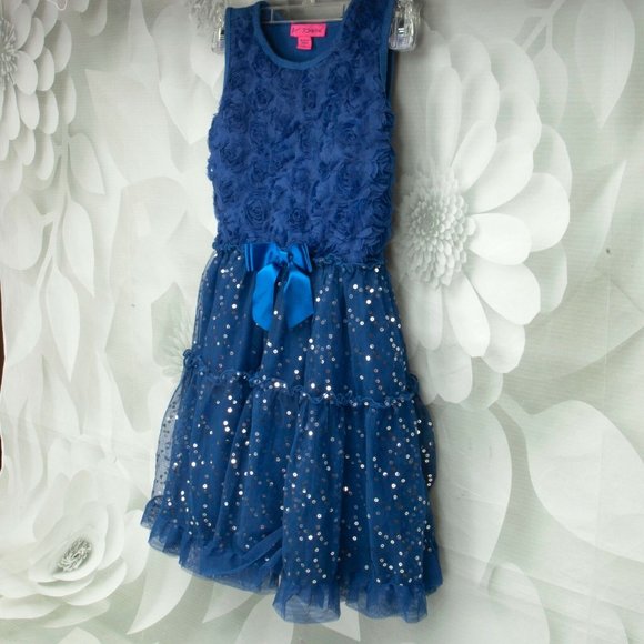 Betsey Johnson Girls Designer Rose Tutu Dress - Picture 3 of 11